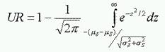 Unreliability formula
